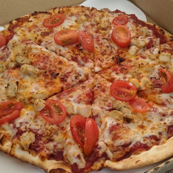 Pie Five Pizza - Chicken and Grape Tomato Personal - Pizza Near Me - Corvallis, Oregon