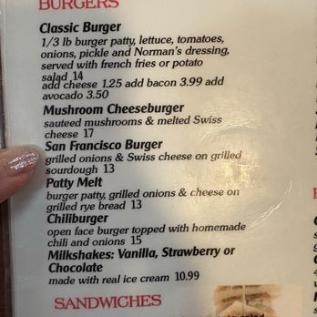 Norman's Grill - SF Burger - Diners Near Me - Castro Valley, California Norman's Grill - SF Burger - Diners Near Me - Castro Valley, California