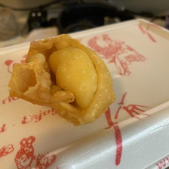 Happy Garden Chinese Restaurant - Crab Ragoons disguised as a fried wonton - Chinese Near Me - Mount Laurel, New Jersey