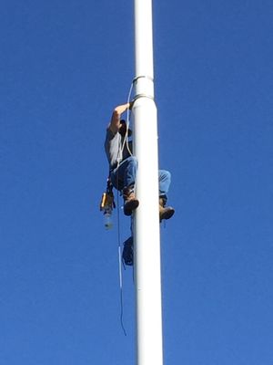 Lady Liberty Flag & Flagpole