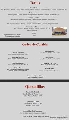 Menu photo 2 Takos Naples, FL Menu photo 2 Takos Naples, FL