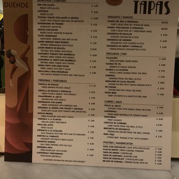 Tapas Café Duende - Tapas menu (March 2023) - Spanish Near Me - Amsterdam, New Hampshire Tapas Café Duende - Tapas menu (March 2023) - Spanish Near Me - Amsterdam, New Hampshire