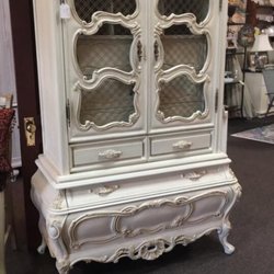 Unique Finds Antiques & More - Beautiful French Provincial armoire