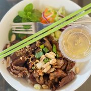 Photo of Bun Me! - Northridge, CA, United States. Vermicelli noodle bowl - Caramelized Pork Vermicelli
