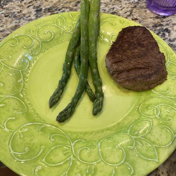 Outback Steakhouse - Filet mignon and side of asparagus $30 plus meal - Steakhouses Near Me - Las Vegas, Nevada Outback Steakhouse - Filet mignon and side of asparagus $30 plus meal - Steakhouses Near Me - Las Vegas, Nevada