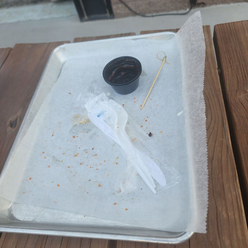 I tried to take a picture of our food, but we ate it too fast I tried to take a picture of our food, but we ate it too fast