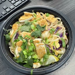 Pad Thai with Shrimp and Chicken