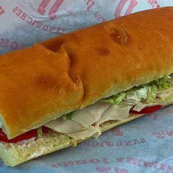 Jimmy John's - The Turkey Tom is delicious and simple! Just turkey, lettuce, tomato and mayo but it's fresh and tasty. I love the bread. - Sandwiches Near Me - Modesto, California Jimmy John's - The Turkey Tom is delicious and simple! Just turkey, lettuce, tomato and mayo but it's fresh and tasty. I love the bread. - Sandwiches Near Me - Modesto, California