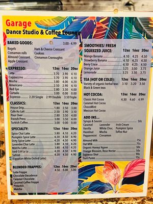 Menu photo 5 Garage Dance Studio & Coffee Lounge New Britain, CT Menu photo 5 Garage Dance Studio & Coffee Lounge New Britain, CT