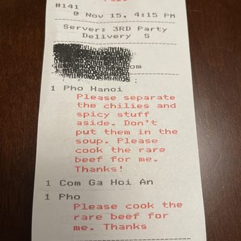 Ba Bar - Ordered Pho Hà Nội- not in package. - Vietnamese Near Me - Seattle, Washington