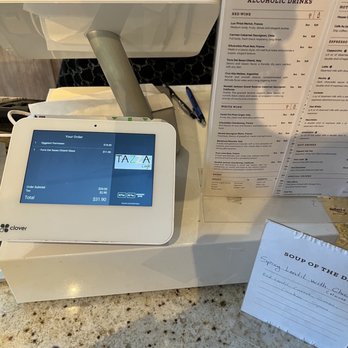 Tazza Cafe - Easy pay system - Pizza Near Me - Washington, DC, District of Columbia