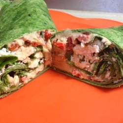 Jo-Jo's Deli - Spinach, Hummus & Feta Wrap