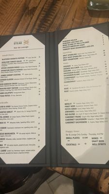 Menu photo 3 Charlie Palmer Steak Napa, CA