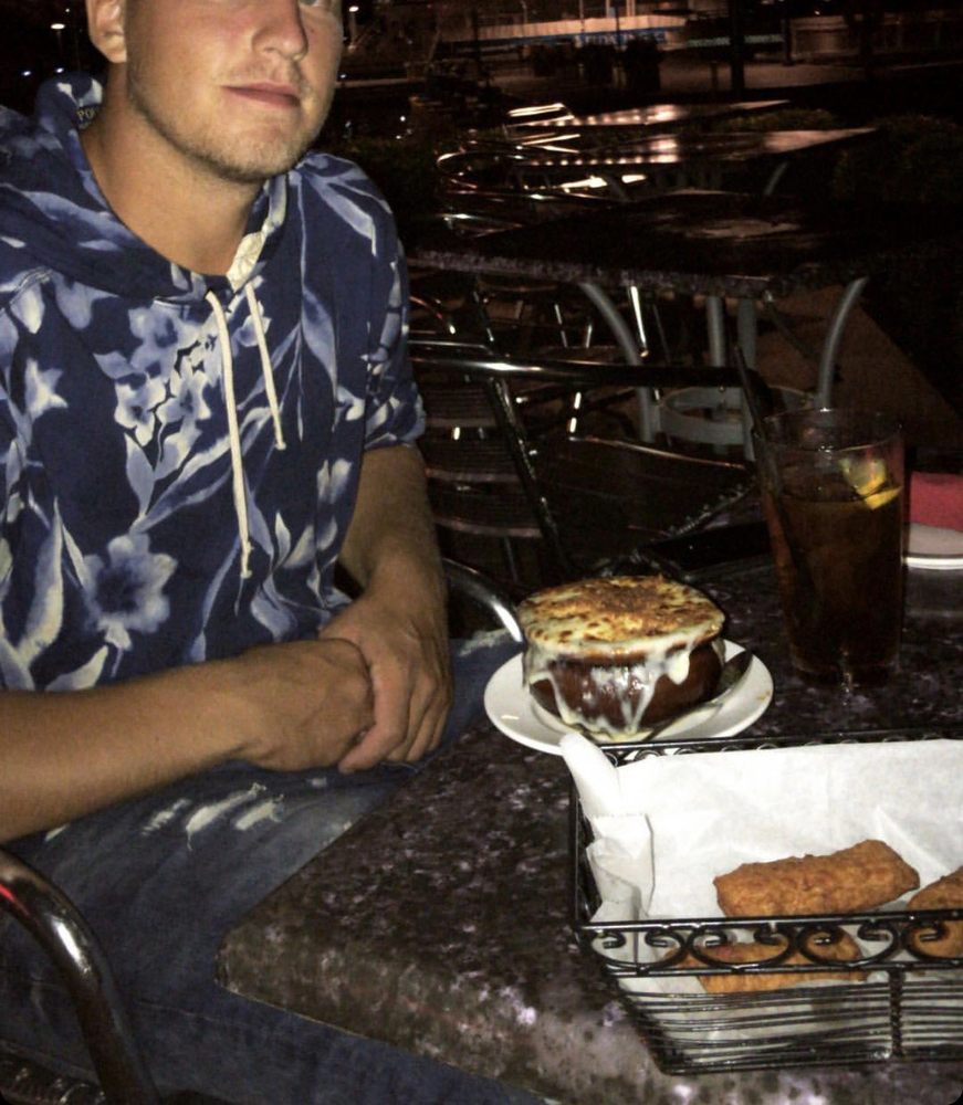 French onion soup & mozzarella sticks Yelp