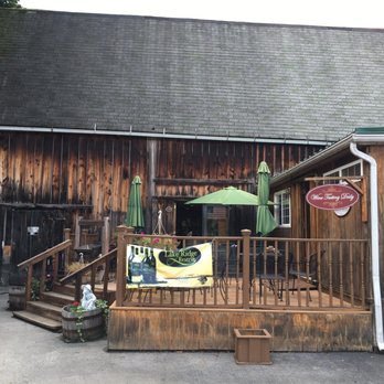 Mayer's Cider Mill - Patio area - Wineries Near Me - Webster, New York
