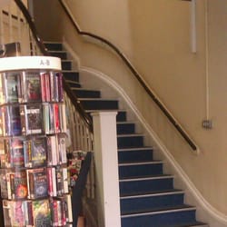 Harborne Library - Harborne Library - stairs up to the Children's Library