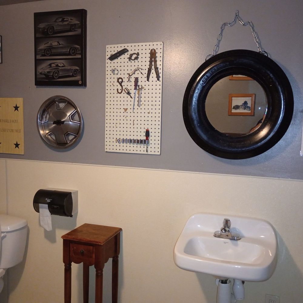 The Lonestar Burger Bar - Men's Restroom - Sports Bars Near Me - Red Oak, Texas