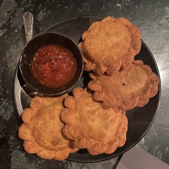 ABC Cocina - Spiced Ground Beef and Celery Root Empanadas - Latin American Near Me - New York, New York ABC Cocina - Spiced Ground Beef and Celery Root Empanadas - Latin American Near Me - New York, New York