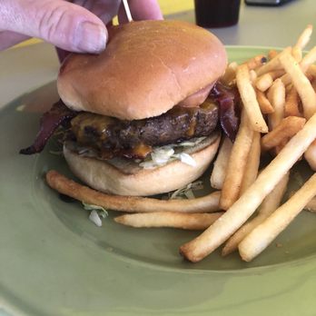 Uncle Ike's Sandbar & Grill - Barbecue bacon cheeseburger -- it was just ok - American Near Me - Corolla, North Carolina Uncle Ike's Sandbar & Grill - Barbecue bacon cheeseburger -- it was just ok - American Near Me - Corolla, North Carolina