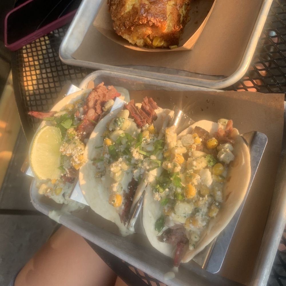 Brisket Tacos and Cornbread Casserole
