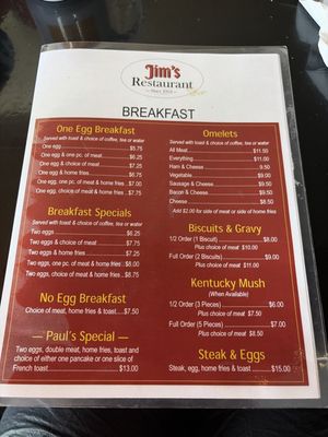 Menu photo 3 Jim's Restaurant Delphos, OH Menu photo 3 Jim's Restaurant Delphos, OH