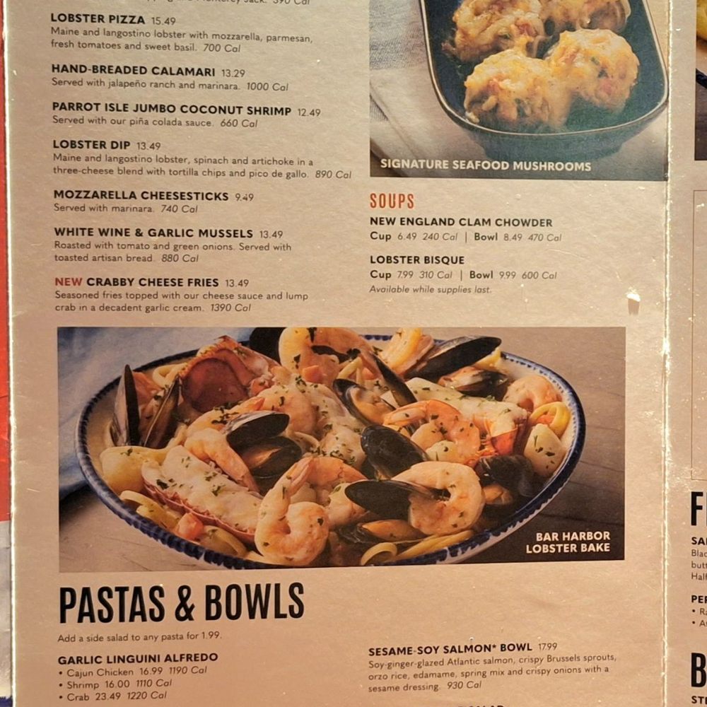 Red Lobster - Menu - Seafood Near Me - Tampa, Florida Red Lobster - Menu - Seafood Near Me - Tampa, Florida