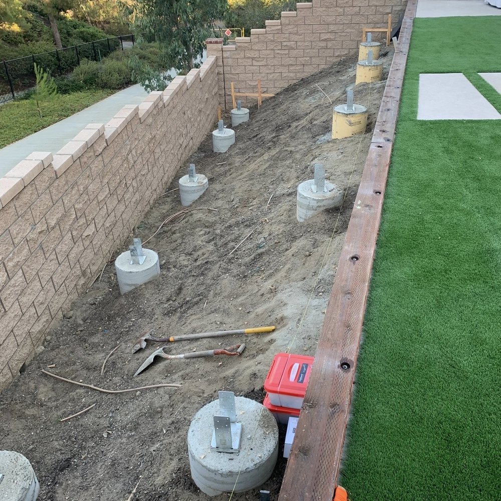 North County Deck & Patio - Sturdy and level cement bases for deck. - Decks & Railing Near Me - San Marcos, California North County Deck & Patio - Sturdy and level cement bases for deck. - Decks & Railing Near Me - San Marcos, California
