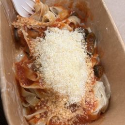 Arrabbiata sauce with Parmesan Arrabbiata sauce with Parmesan