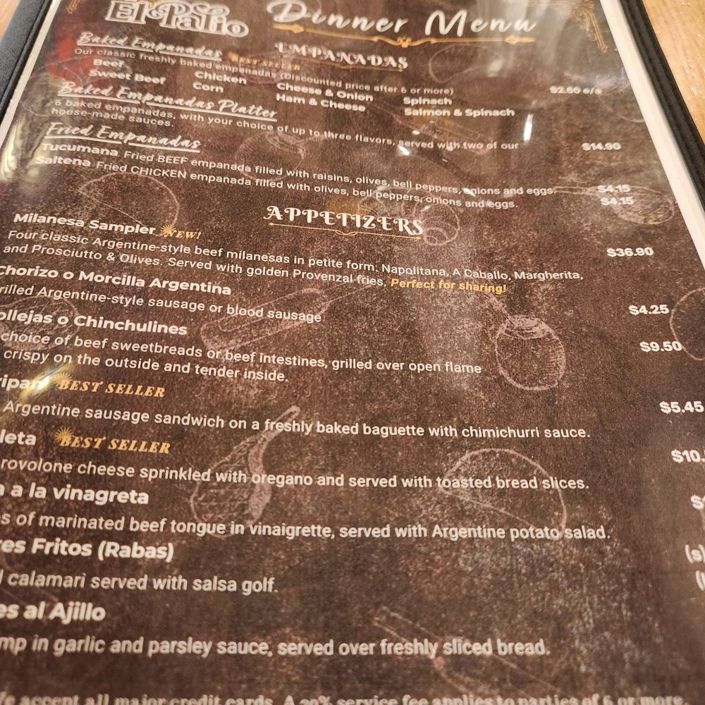 El Patio - Menu - Argentine Near Me - Rockville, Maryland El Patio - Menu - Argentine Near Me - Rockville, Maryland
