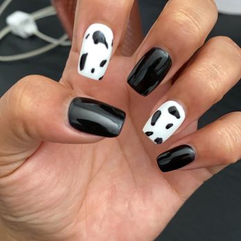 Happiest Nails & Spa - Acrylic Cow print set - Nail Salons Near Me - Oceanside, California Happiest Nails & Spa - Acrylic Cow print set - Nail Salons Near Me - Oceanside, California