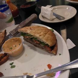 Overcooked Mexican burger