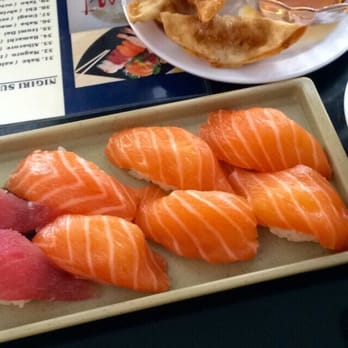 Nami Sushi - Salmon, tuna nigiri and gyoza. - Sushi Bars Near Me - Davis, California Nami Sushi - Salmon, tuna nigiri and gyoza. - Sushi Bars Near Me - Davis, California