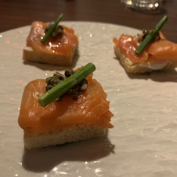 WAKUDA - Sashimi Toast. Smoked Salmon. - Japanese Near Me - Las Vegas, Nevada