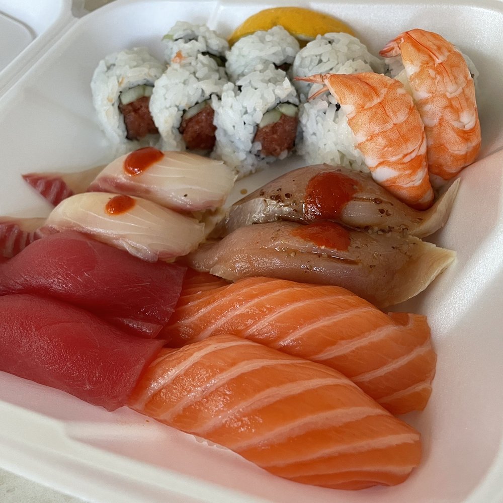 Amagi Sushi - $24 Sushi Combo - 10pcs & Spicy Tuna Roll - Sushi Bars Near Me - Riverside, California Amagi Sushi - $24 Sushi Combo - 10pcs & Spicy Tuna Roll - Sushi Bars Near Me - Riverside, California