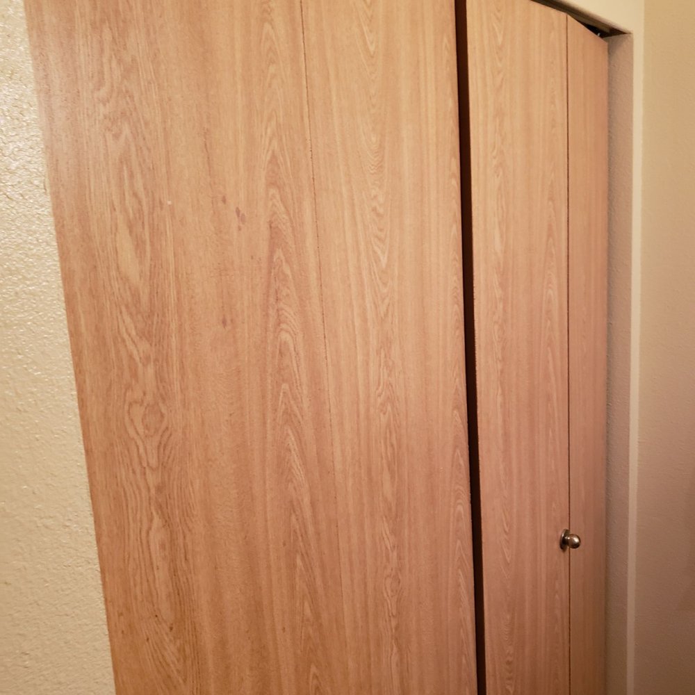 Copper Creek - The washer/dryer behind those doors...which is inside the bathroom. With the doors being uneven and not "flush." - Apartments Near Me - Milton, Washington Copper Creek - The washer/dryer behind those doors...which is inside the bathroom. With the doors being uneven and not "flush." - Apartments Near Me - Milton, Washington