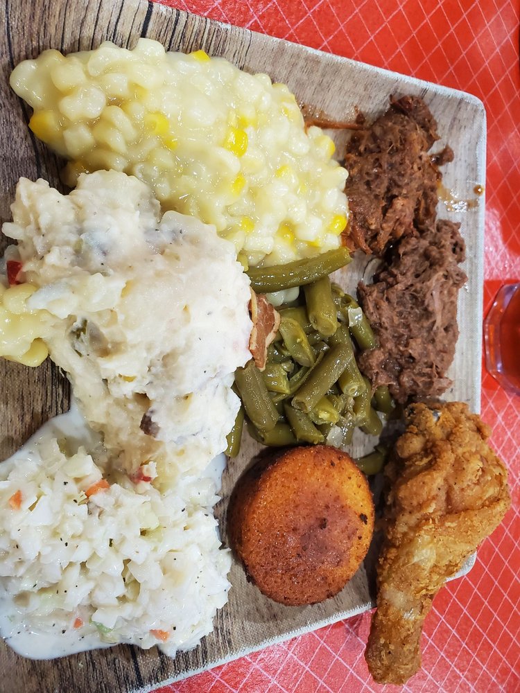 Food from Ole South Barbeque