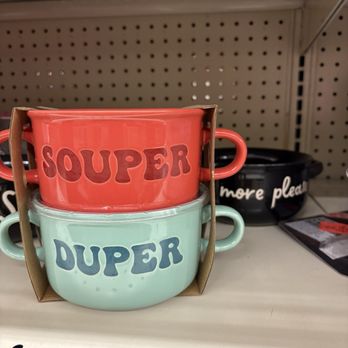 Ollie's Bargain Outlet - Cute soup bowls! $5 - Discount Store Near Me - Trussville, Alabama