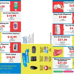 Wash your hands often with our premium soap and FREE dispensers.