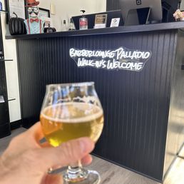 A pale ale and a neon sign... A pale ale and a neon sign...