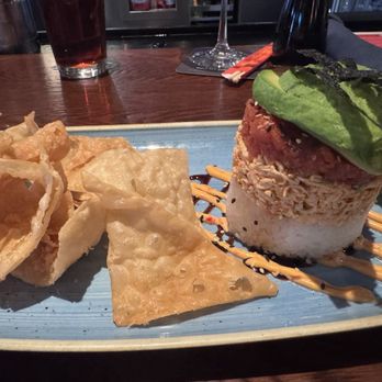 Stout Street Social - Ahi Tuna Tower* - New American Near Me - Denver, Colorado Stout Street Social - Ahi Tuna Tower* - New American Near Me - Denver, Colorado