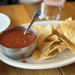 Salsas & Chips- chips were good, but salsa was even better