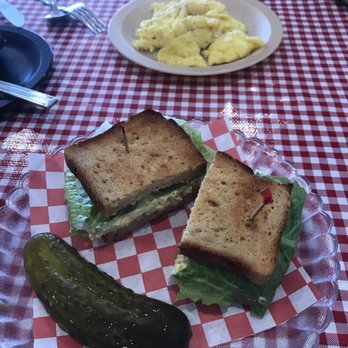 No Cow Bakery - Egg sandwich with 2 scrambled eggs in the background. - Bakeries Near Me - Castle Rock, Colorado No Cow Bakery - Egg sandwich with 2 scrambled eggs in the background. - Bakeries Near Me - Castle Rock, Colorado