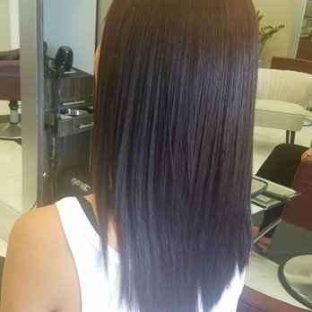 Salon 310-IIIX - After: brazilian blowout + haircut + coloring - Hair Salons Near Me - Carson, California
