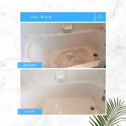 Iron City Maids - This tub went from dull to dazzling! Now it's ready for some serious relaxation. 

Relax, let our team make your bathtub shine!