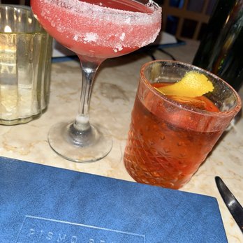 The Oyster Loft - Just Peachy Lemon Drop and Bombay Sapphire Negron - Seafood Near Me - Pismo Beach, California The Oyster Loft - Just Peachy Lemon Drop and Bombay Sapphire Negron - Seafood Near Me - Pismo Beach, California