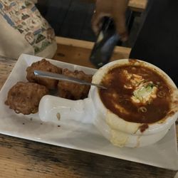 Langdon Street Tavern - Fritters and chili