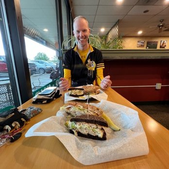 Daddy O's Green Onion - Turkey Breast Sandwich on wheat and Avocado Chicken sandwich on dark rye - Breakfast & Brunch Near Me - Loveland, Colorado