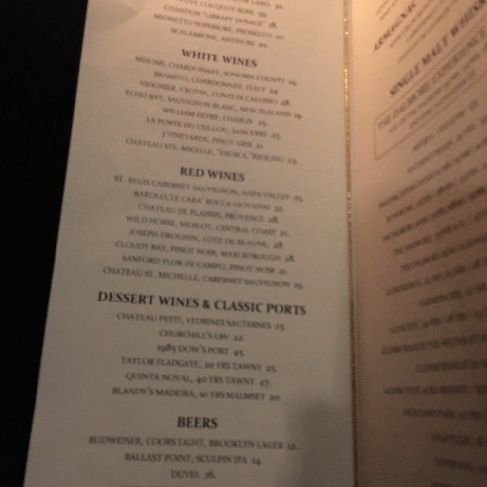 King Cole Bar - Menu - Lounges Near Me - New York, New York