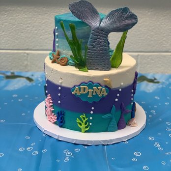 Tee Tee's Sweets - Mermaid theme custom cake - Custom Cakes Near Me
