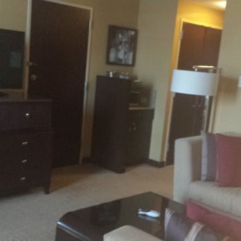 Hilton Americas - Parlor room side of the suite - Hotels Near Me - Houston, Texas